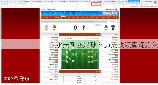 沃尔夫斯堡足球队历史战绩查询方法