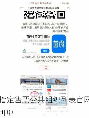 指定售票公共组织列表官网app