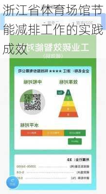 浙江省体育场馆节能减排工作的实践成效