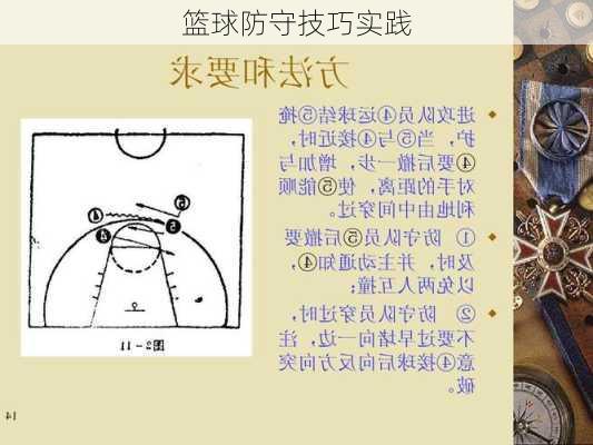 篮球防守技巧实践