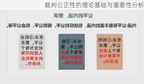 裁判公正性的理论基础与重要性分析