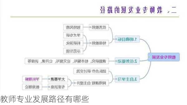 教师专业发展路径有哪些