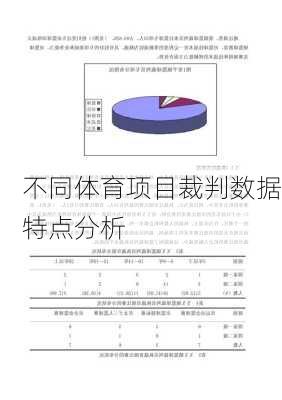 不同体育项目裁判数据特点分析