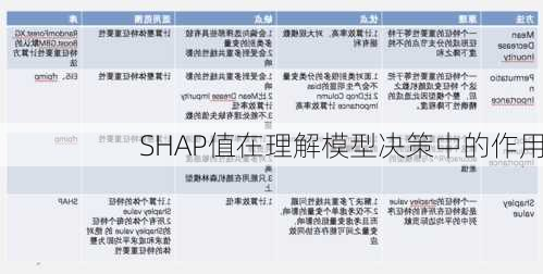 SHAP值在理解模型决策中的作用