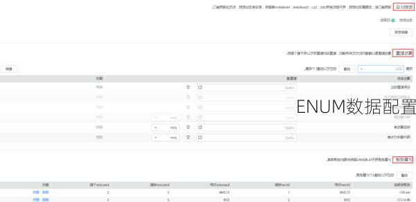 ENUM数据配置