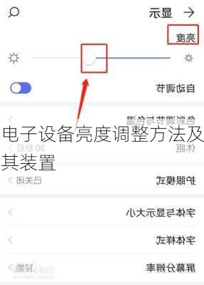 电子设备亮度调整方法及其装置