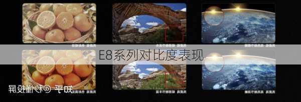 E8系列对比度表现