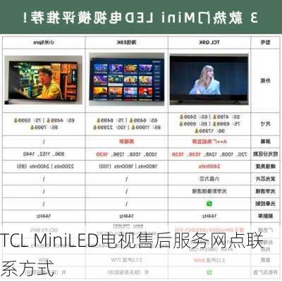 TCL MiniLED电视售后服务网点联系方式