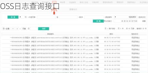 OSS日志查询接口