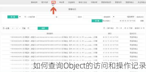 如何查询Object的访问和操作记录