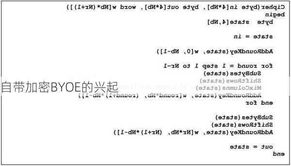 自带加密BYOE的兴起