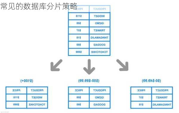 常见的数据库分片策略