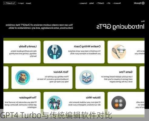 GPT4 Turbo与传统编辑软件对比