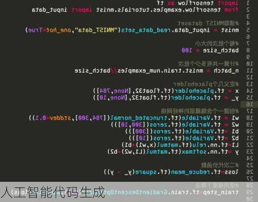 人工智能代码生成
