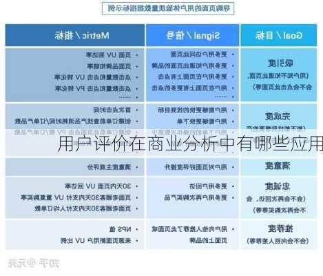 用户评价在商业分析中有哪些应用