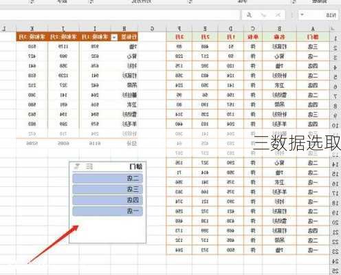 三数据选取