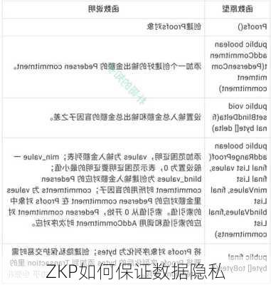 ZKP如何保证数据隐私