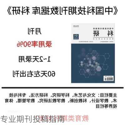 专业期刊投稿指南