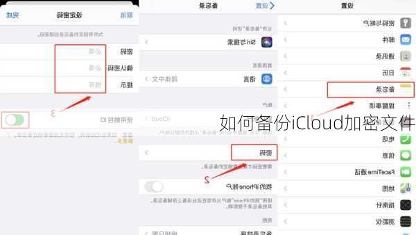 如何备份iCloud加密文件