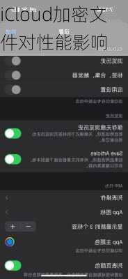 iCloud加密文件对性能影响