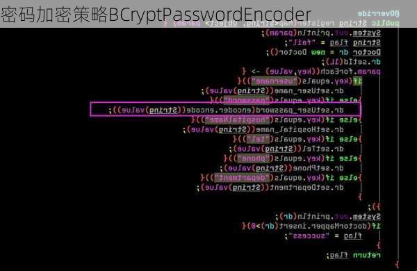 密码加密策略BCryptPasswordEncoder