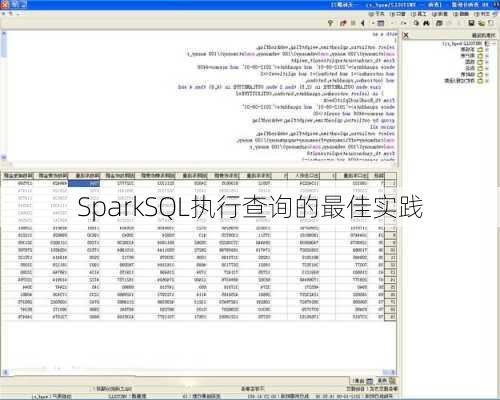 SparkSQL执行查询的最佳实践