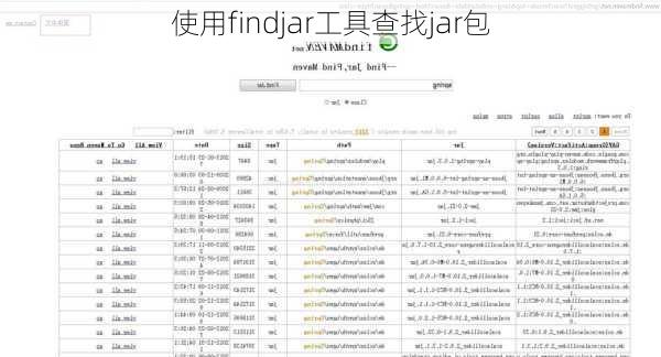 使用findjar工具查找jar包