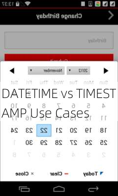 DATETIME vs TIMESTAMP Use Cases