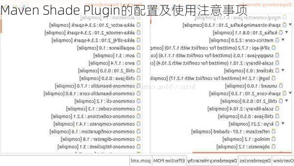 Maven Shade Plugin的配置及使用注意事项