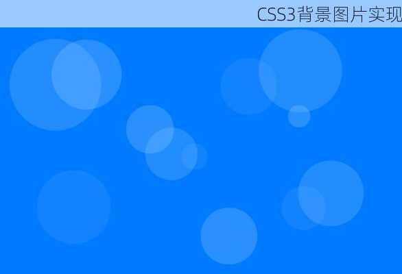 CSS3背景图片实现