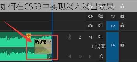 如何在CSS3中实现淡入淡出效果