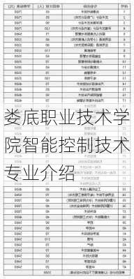 娄底职业技术学院智能控制技术专业介绍