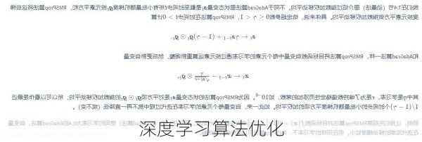 深度学习算法优化