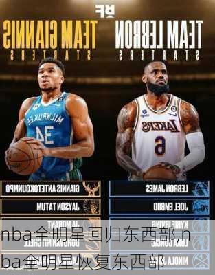 nba全明星回归东西部,nba全明星恢复东西部