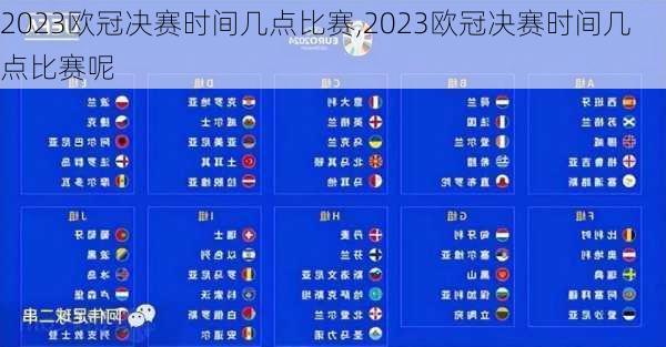 2023欧冠决赛时间几点比赛,2023欧冠决赛时间几点比赛呢