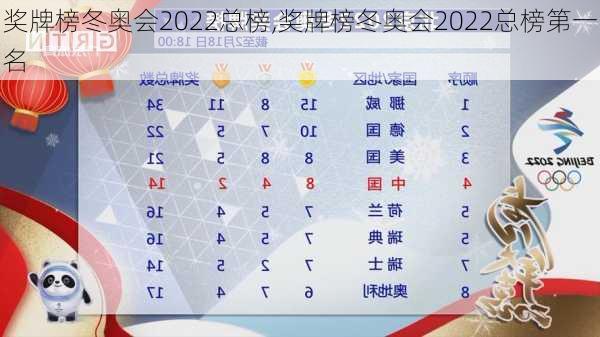 奖牌榜冬奥会2022总榜,奖牌榜冬奥会2022总榜第一名