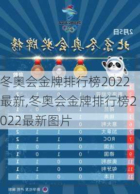 冬奥会金牌排行榜2022最新,冬奥会金牌排行榜2022最新图片