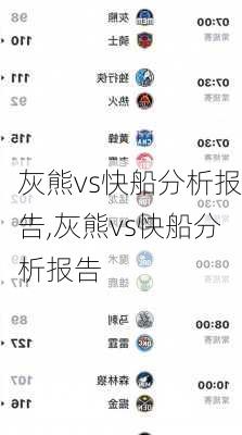 灰熊vs快船分析报告,灰熊vs快船分析报告