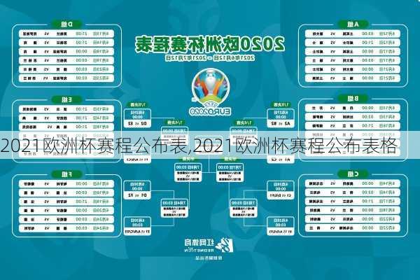 2021欧洲杯赛程公布表,2021欧洲杯赛程公布表格