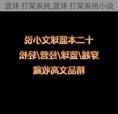 篮球 打架系统,篮球 打架系统小说