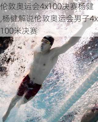 伦敦奥运会4x100决赛杨健,杨健解说伦敦奥运会男子4x100米决赛