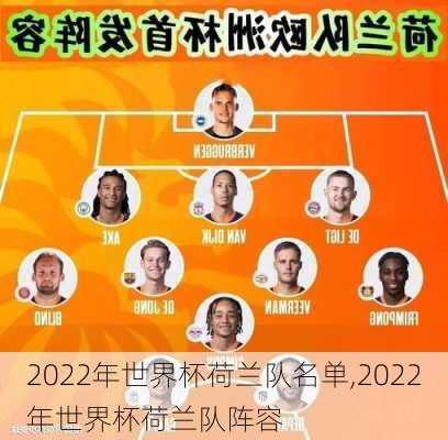 2022年世界杯荷兰队名单,2022年世界杯荷兰队阵容