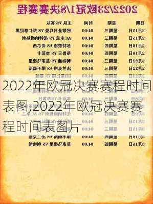 2022年欧冠决赛赛程时间表图,2022年欧冠决赛赛程时间表图片