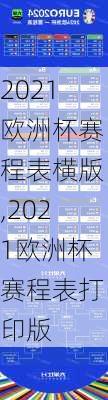 2021欧洲杯赛程表横版,2021欧洲杯赛程表打印版