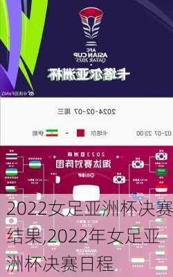 2022女足亚洲杯决赛结果,2022年女足亚洲杯决赛日程