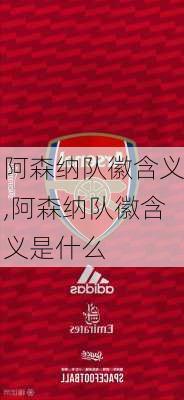 阿森纳队徽含义,阿森纳队徽含义是什么