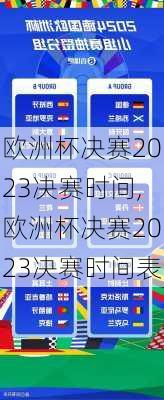 欧洲杯决赛2023决赛时间,欧洲杯决赛2023决赛时间表