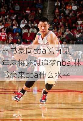 林书豪向cba说再见,十年老将还想追梦nba,林书豪来cba什么水平