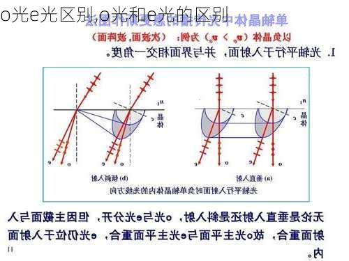 o光e光区别,o光和e光的区别