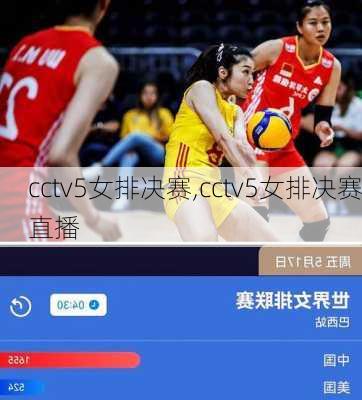 cctv5女排决赛,cctv5女排决赛直播